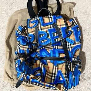 Burberry graffiti backpack